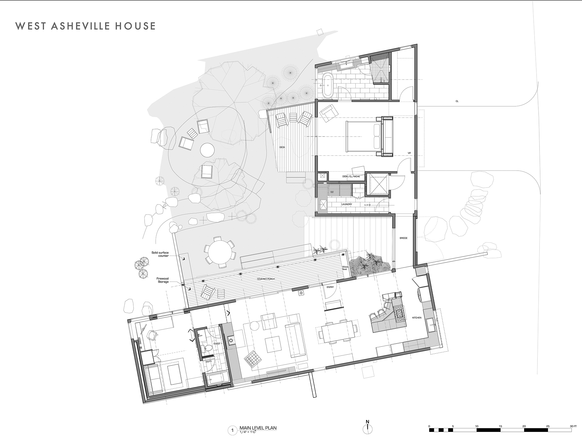 West Levels Layout 02 West Asheville Main Level Floor Plan Rev | Siegman Associates, Inc ...